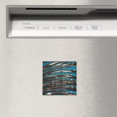 Grafische golfgolf magneet (Insitu (Vaatwasser))