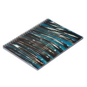 Grafische golfgolf notitieboek (Linkerzijde)