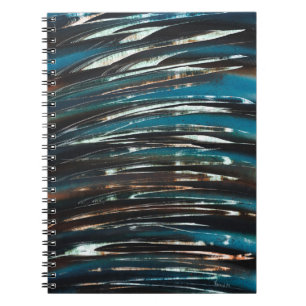 Grafische golfgolf notitieboek
