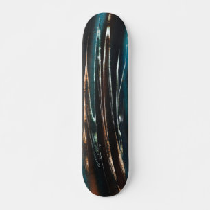 Grafische golfgolf persoonlijk skateboard