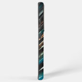 Grafische golfgolf samsung galaxy hoesje (Rechterkant)