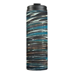 Grafische golfgolf thermosbeker