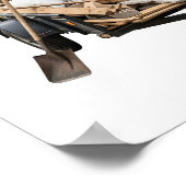 Grafische handeling voor het laden van vuil poster (Hoek)