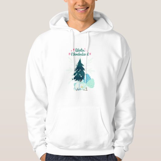 Grafische Hoodies Winter Wonderland (Voorkant)