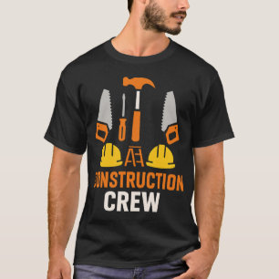 Grafische hulpmiddelen voor bouwvakkers t-shirt