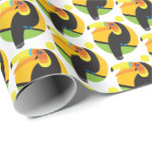 Grafische illustratie Toucan Tropical Birds Cadeaupapier (Rol Hoek)