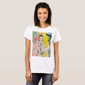 Grafische Inkt waterverf, Fantasy Lady T-shirt (Voorkant volledig)