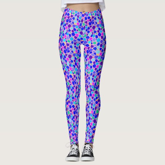 Grafische juwelen leggings (Voorkant)