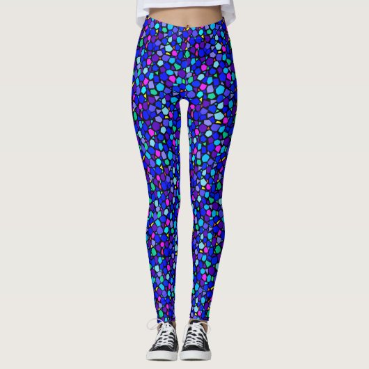 Grafische juwelen leggings (Voorkant)