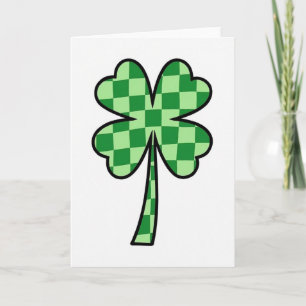 Grafische kaart met Lucky Clover