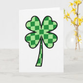 Grafische kaart met Lucky Clover (Gele Bloem)