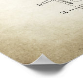 Grafische kaart Patent Poster (Hoek)