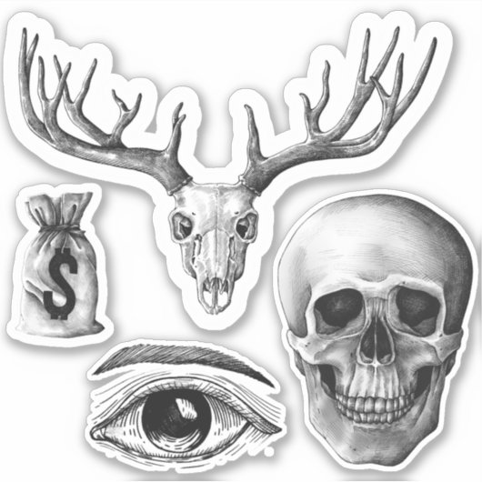  grafische kaart sticker (Voorkant)