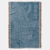 Grafische kaart van Boston Deken (Voorkant Verticaal)