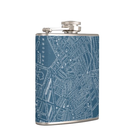 Grafische kaart van Boston Heupfles (Rechts)