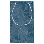 Grafische kaart van Boston Klein Cadeauzakje (Achterkant)