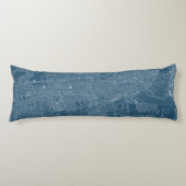 Grafische kaart van Boston Lichaamskussen (Voorkant)