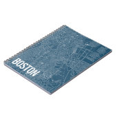 Grafische kaart van Boston Notitieboek (Linkerzijde)