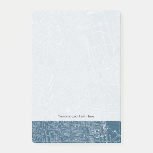 Grafische kaart van Boston Post-it® Notes (Voorkant)