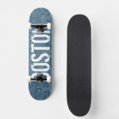 Grafische kaart van Boston Skateboard (Voorkant)