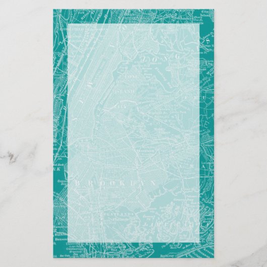 Grafische kaart van New York (Voorkant)