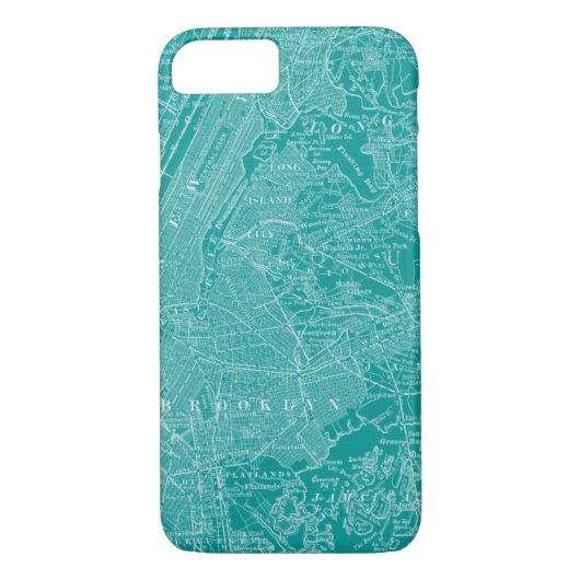Grafische kaart van New York Case-Mate iPhone Case (Achterkant)