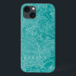 Grafische kaart van New York iPhone 13 Hoesje<br><div class="desc">Huis decor</div>