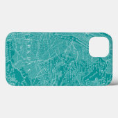 Grafische kaart van New York Case-Mate iPhone Case (Achterkant (horizontaal))