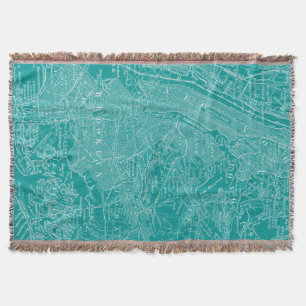 Grafische kaart van New York Deken