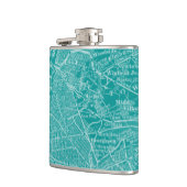 Grafische kaart van New York Heupfles (Links)