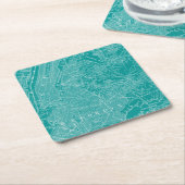 Grafische kaart van New York Kartonnen Onderzetters (Schuin)