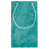 Grafische kaart van New York Klein Cadeauzakje (Achterkant)