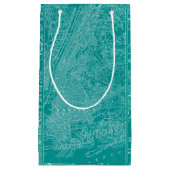 Grafische kaart van New York Klein Cadeauzakje (Voorkant)