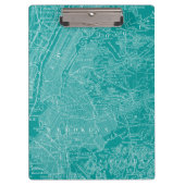 Grafische kaart van New York Klembord (Voorkant)