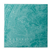 Grafische kaart van New York Tegeltje (Voorkant)