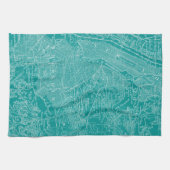 Grafische kaart van New York Theedoek (Horizontaal)