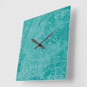 Grafische kaart van New York Vierkante Klok (Hoek)