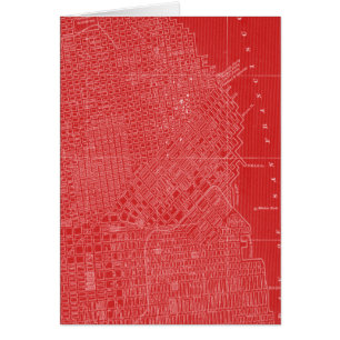 Grafische kaart van San Francisco