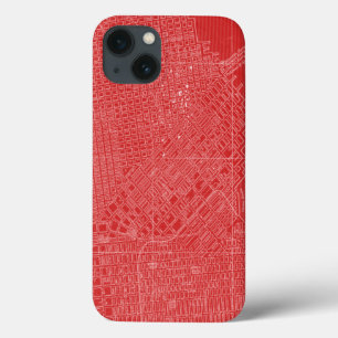 Grafische kaart van San Francisco Case-Mate iPhone Case