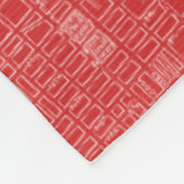 Grafische kaart van San Francisco Fleece Deken (Hoek)