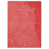 Grafische kaart van San Francisco Klembord (Achterkant)