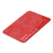 Grafische kaart van San Francisco Magneet (Linkerzijde)