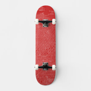 Grafische kaart van San Francisco Persoonlijk Skateboard