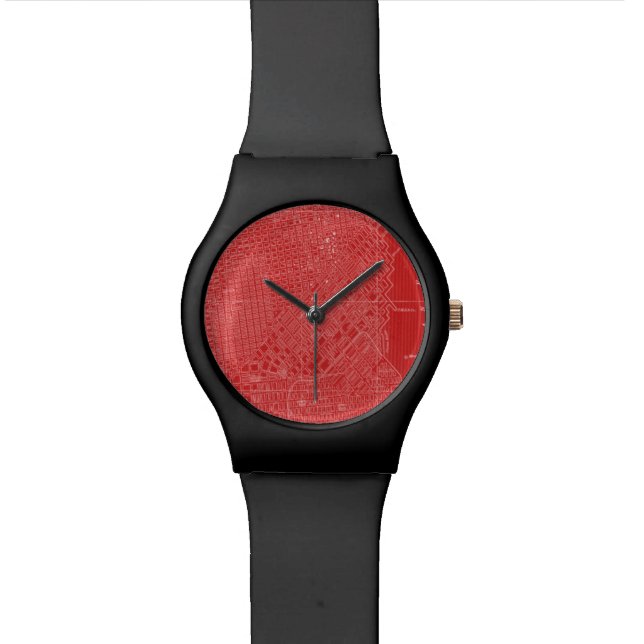 Grafische kaart van San Francisco Polshorloge (Close Up)