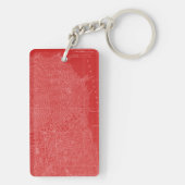 Grafische kaart van San Francisco Sleutelhanger (achterkant)