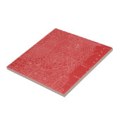 Grafische kaart van San Francisco Tegeltje (Zijkant)