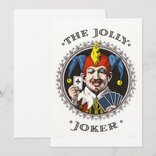 grafische kaart voor jokerspelen (Voorkant / Achterkant)