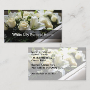 Grafische kaartjes voor Bloemrijke Funeraria