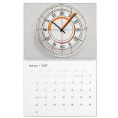 Grafische kalender voor klok (Jan 2027)