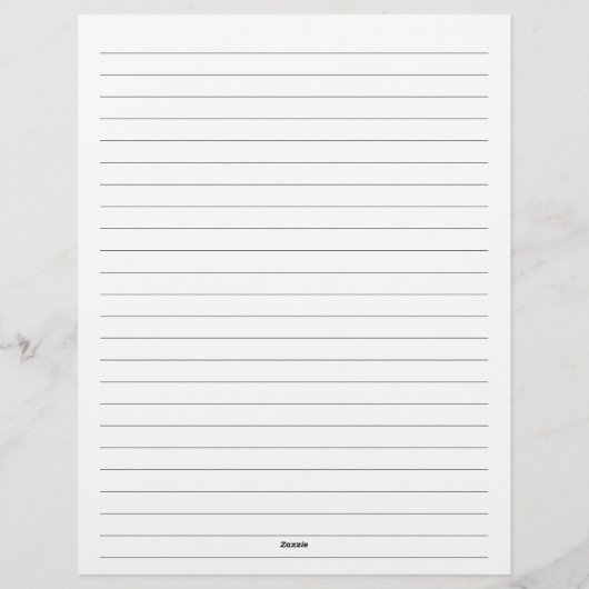 Grafische kalligrafieminimiet, gelinkt monogram briefhoofd (Achterkant)